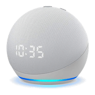 Amazon Echo Dot (4th Gen) with clock