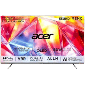 Acer Super Series AR55QDXGU2875AT 55 inch (139 cm) QLED 4K