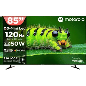 Motorola 85UHDGMMWBIQ 85 inch (215 cm) Ultra HD 4K Smart QD-Mini LED