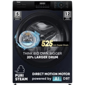 Haier EFL80-IM12IBIEBK 8 Kg Fully Automatic Front Load