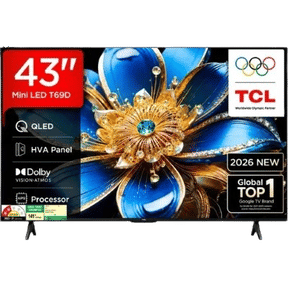 TCL 43T69D 43 inch (109 cm) Ultra HD 4K Smart QLED
