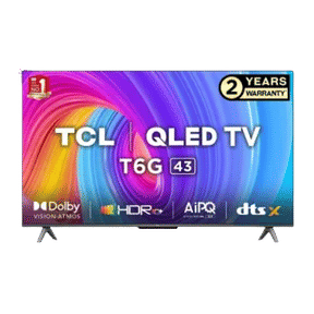 TCL 43T6G 43 inch (109 cm) QLED 4K
