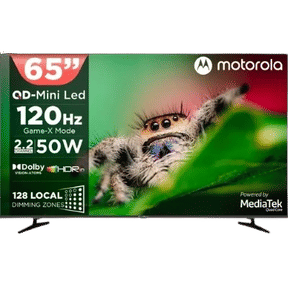 Motorola 65UHDGMMWBIQ 65 inch (165 cm) Ultra HD 4K Smart QD-Mini LED