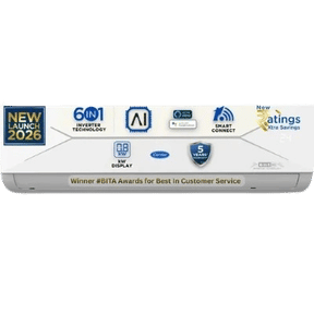 Carrier CAI24EE5R36W1 2 Ton 5 Star Inverter Split AC