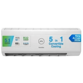 Godrej EI 12IINV5R32-WWR 1 Ton 5 Star Inverter Split AC