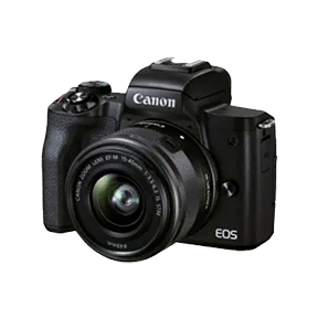 Canon EOS M50 Mark II (EF-M 15-45mm f/3.5-f/6.3 IS STM Kit Lens) Mirrorless