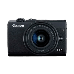 Canon EOS M200 (EF-M 15-45mm f/3.5-f/6.3 IS STM Kit Lens) Mirrorless