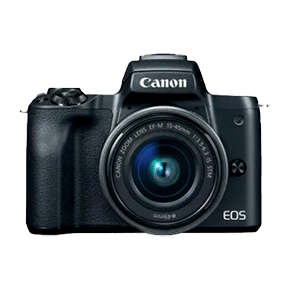 Canon EOS M50 (EF-M 15-45mm f/3.5-f/6.3 IS STM Kit Lens) Mirrorless