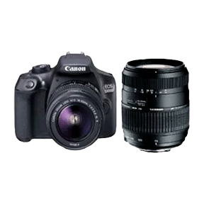 Canon EOS 1300D (EF-S 18-55mm f/3.5-f/5.6 IS II and AF 70-300mm f/4-f/5.6 Di LD Kit Lens) Digital SLR