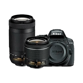 Nikon D5300 (AF-P DX 18-55mm f/3.5-f/5.6G VR and AF-P DX 70-300mm f/4.5-f/6.3G ED VR Kit Lens) Digital SLR