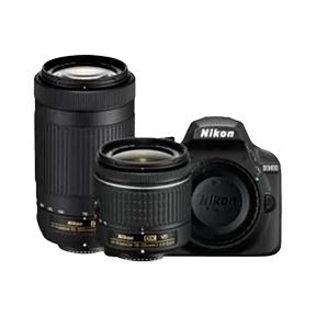 Nikon D3400 (AF-P DX 18-55mm f/3.5-f/5.6G VR and AF-P DX 70-300mm f/4.5-f/6.3G ED Dual Kit Lens) Digital SLR