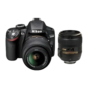 Nikon D3200 (AF-S 18-55 mm f/3.5-5.6 VR II Kit and AF-S 50 mm f/1.8G Lens) Digital SLR