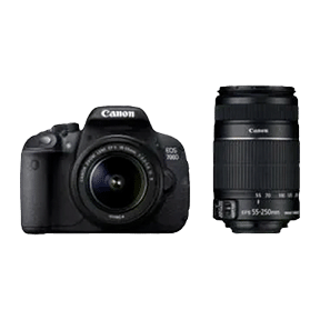 Canon EOS 700D Double Zoom (EF S18-55 mm IS II and EF S55-250 mm II) Digital SLR