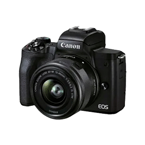 Canon EOS M50 Mark II (EF-M 15-45mm f/3.5-f/6.3 IS STM Kit Lens and EF-M 55-200mm f/4.5-6.3 IS STM Kit Lens) Mirrorless