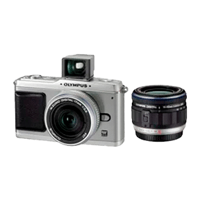 Olympus PEN E-P1 (14-42mm f/3.5-f/5.6 II R Kit and 17mm f/2.8 Kit Lens) Mirrorless