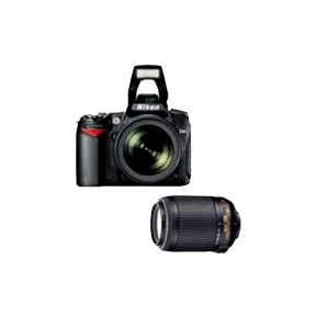 Nikon D90 (AF-S 18-105mm f/3.5-f/5.6 VR and AF-S 55-200mm f/4-f/5.6G VR Kit Lens) Digital SLR