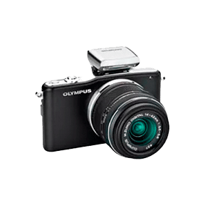 Olympus E-PM1 (14-42mm f/3.5-f/5.6 Kit Lens) Mirrorless