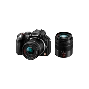 Panasonic Lumix DMC-GF5W (14-42mm f/3.5-f/5.6 and 14mm f/2.5 Dual Kit Lens) Mirrorless