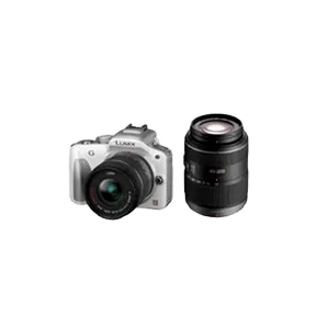 Panasonic Lumix DMC-G3W (14-42 mm f/3.5-f/3.6 and 45-200 mm f/4-f/5.6 Dual Kit Lens) Mirrorless