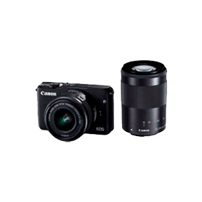 Canon EOS M10 (EF-M 15-45mm f/3.5-6.3 and EF-M 55-200mm f/4.5-6.3 STM Kit Lens) Mirrorless