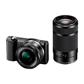 Sony Alpha ILCE-5000Y (SELP1650 and SEL55210) Mirrorless