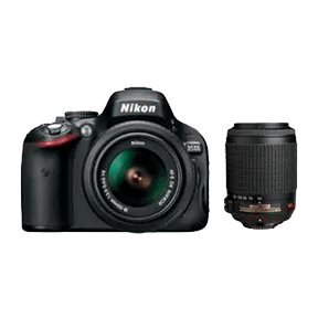 Nikon D5100 (AF-S 18-55 mm f/3.5-5.6 VR Kit and AF-S DX VR 55-200mm f/4-5.6 IF ED) Digital SLR