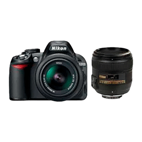 Nikon D3100 (AF-S 18-55 mm f/3.5-5.6 VR Kit and AF-S 50 mm f/1.8G Lens) Digital SLR