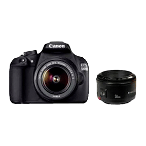 Canon EOS 1200D Dual Kit (EF S18-55 mm IS II and EF 50 mm f/1.8 II) Digital SLR