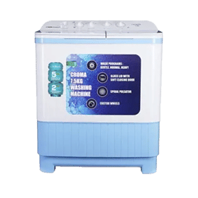 Croma CRAW2223 7.5 Kg Semi Automatic Top Load