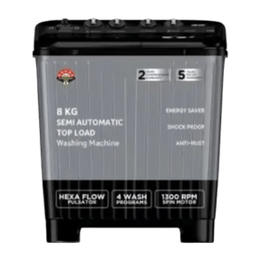 Acer AR80SAMBGL124D 8 Kg Semi Automatic Top Load