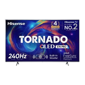 Hisense Tornado 55E7K Pro 55 inch (139 cm) QLED 4K