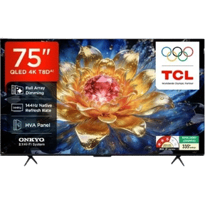 TCL 75T8D 75 inch (190 cm) Ultra HD 4K Smart QLED
