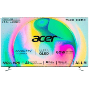 Acer Super Series AR75QDXGU2875AT 75 inch (190 cm) QLED 4K