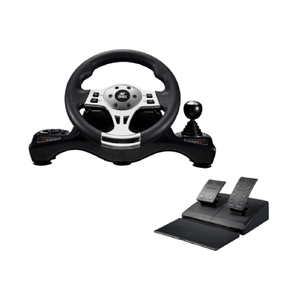 Ant Esports GW190 Racing Steering Wheel Motion Controller - Refurbished Superb - Black - 2024 - PS4)- Refurbished