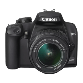 Canon EOS 1000D 10.1MP DSLR Camera - Refurbished