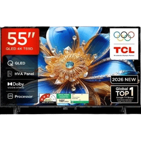TCL T69D 55T69D 55 inch (139 cm) Ultra HD 4K Smart QLED