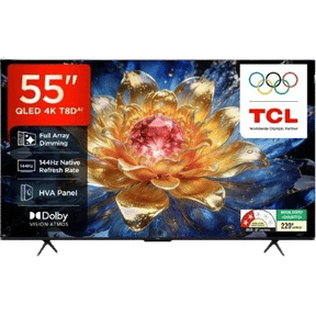 TCL 55T8D 55 inch (139 cm) Ultra HD 4K Smart QLED