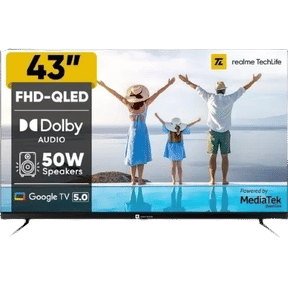 Realme TechLife 43FHDGQRGHMQ 43 inch (109 cm) Full HD Smart QLED