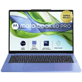 Motorola Moto Book 60 Pro 14IAH101 (83NY0009IN) (Core Ultra 7 (Series 2)/32 GB/1 TB SSD/Windows 11)
