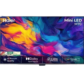 Haier M70 65M70UHMINI 65 inch (165 cm) Ultra HD 4K Smart Mini LED
