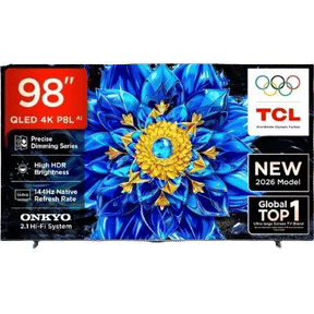 TCL 98P8L 98 inch (248 cm) Ultra HD 4K Smart QLED