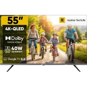 Realme TechLife 55UHDGQRDDVQ 55 inch (139 cm) QLED 4K