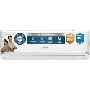 Voltas 125INV Vectra Zen Silver 1 Ton 5 Star Inverter Split AC