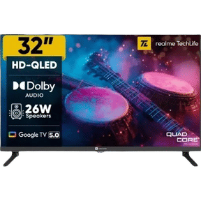 realme TechLife 32HDGQRDDAQ 32 inch (81 cm) QLED HD-Ready