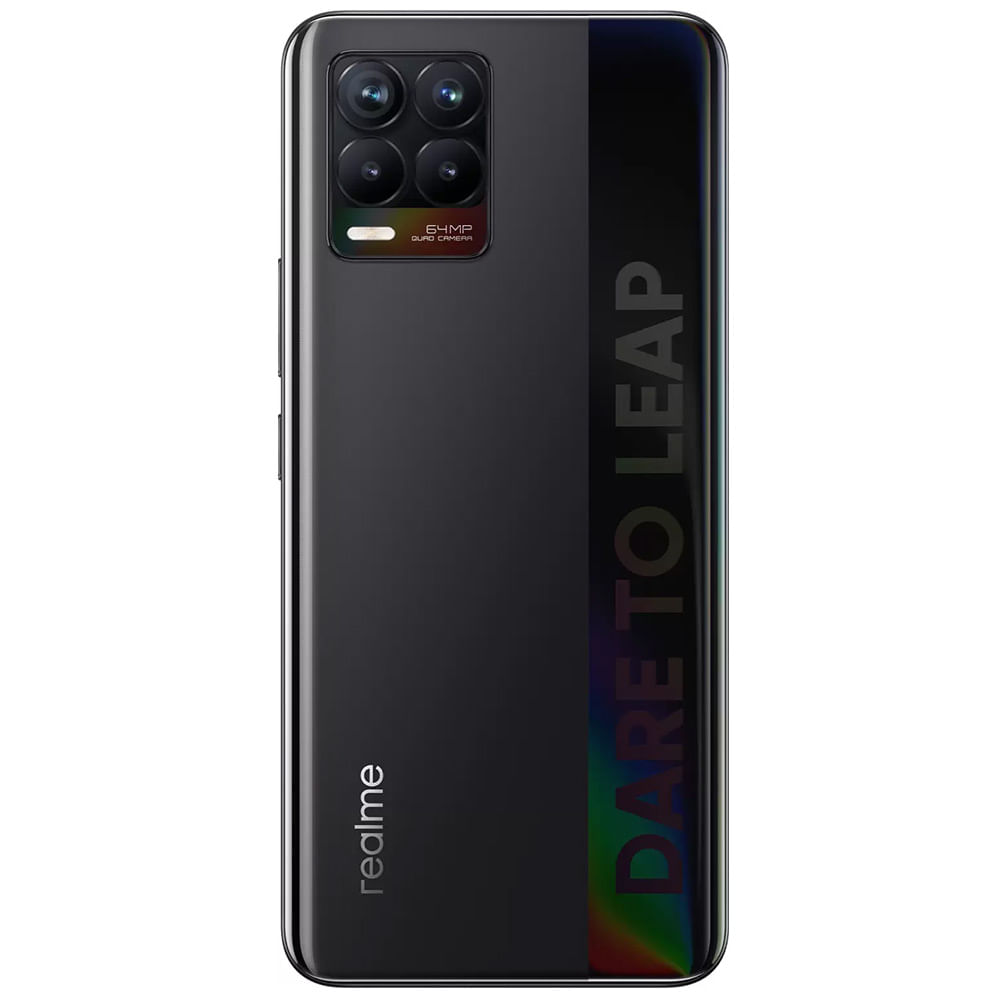 Refurbished Realme 8 Cyber Black Back