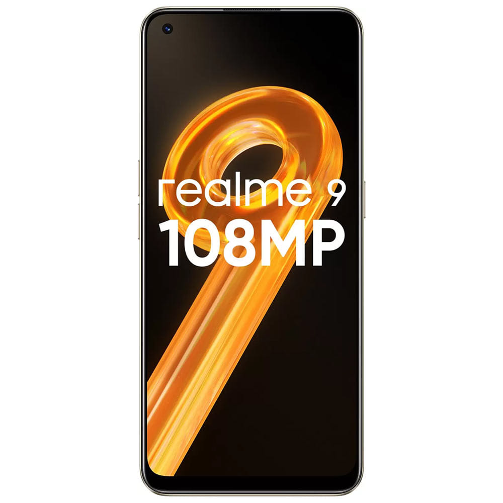 Refurbished Realme 9 Sunburst Gold Front