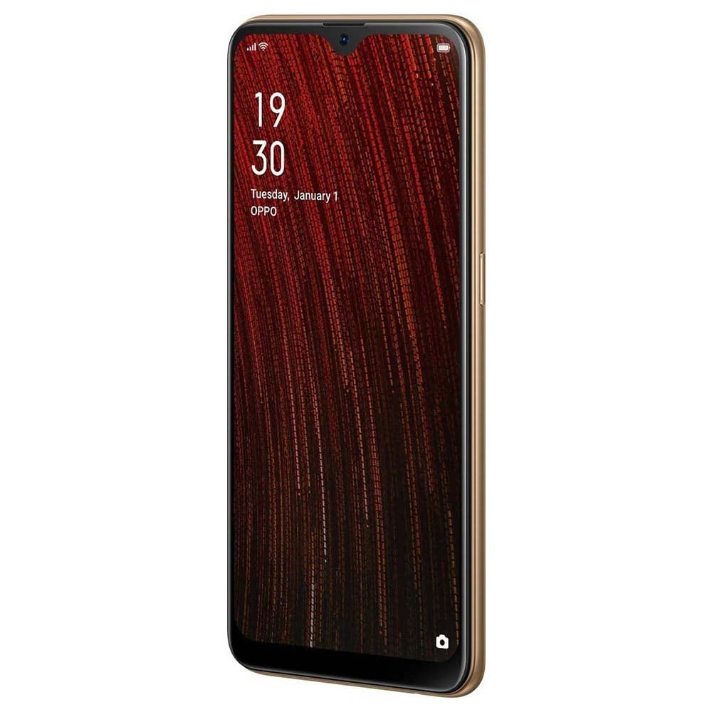 Refurbished OPPO A5s gold right side