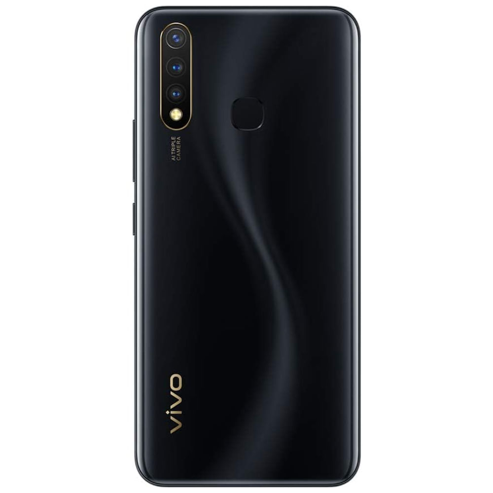 Vivo Y19 - Refurbished_Magnetic Black_Back_53789