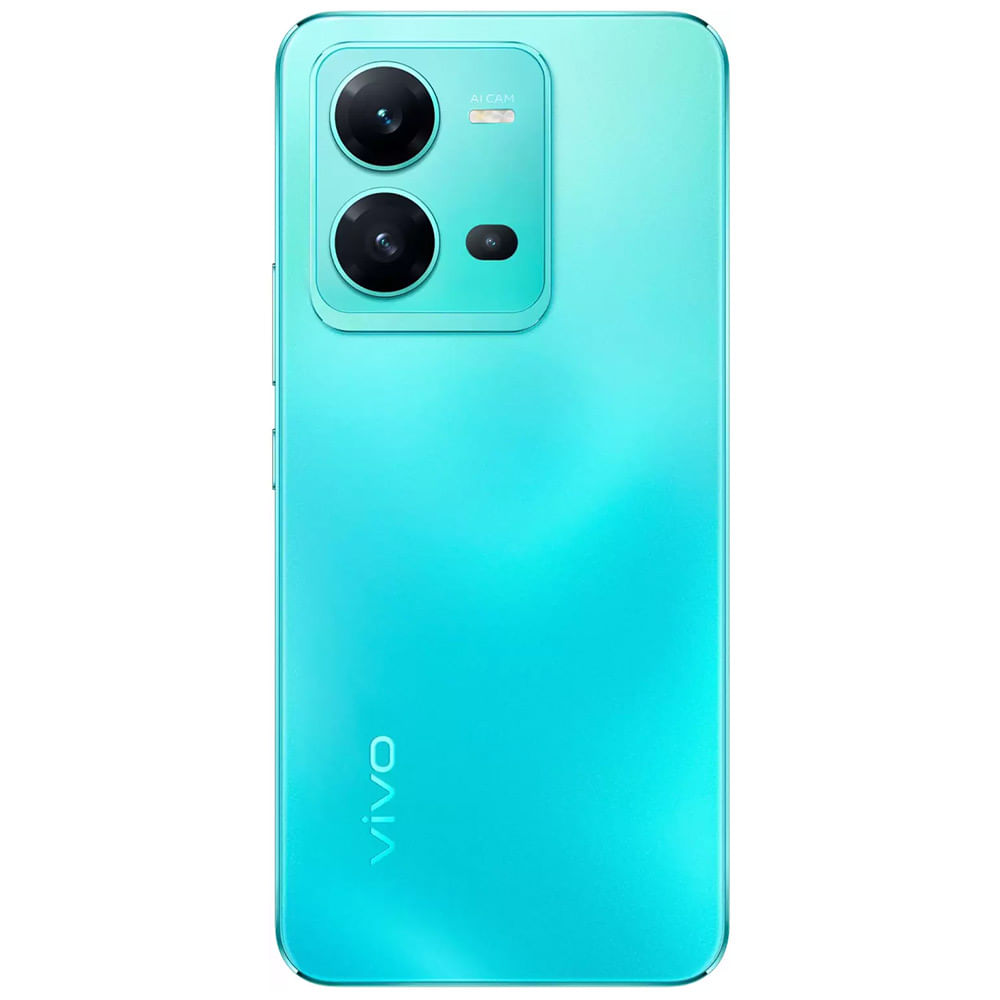 Vivo V25 5G - Refurbished_Surfing Blue_Back_46595