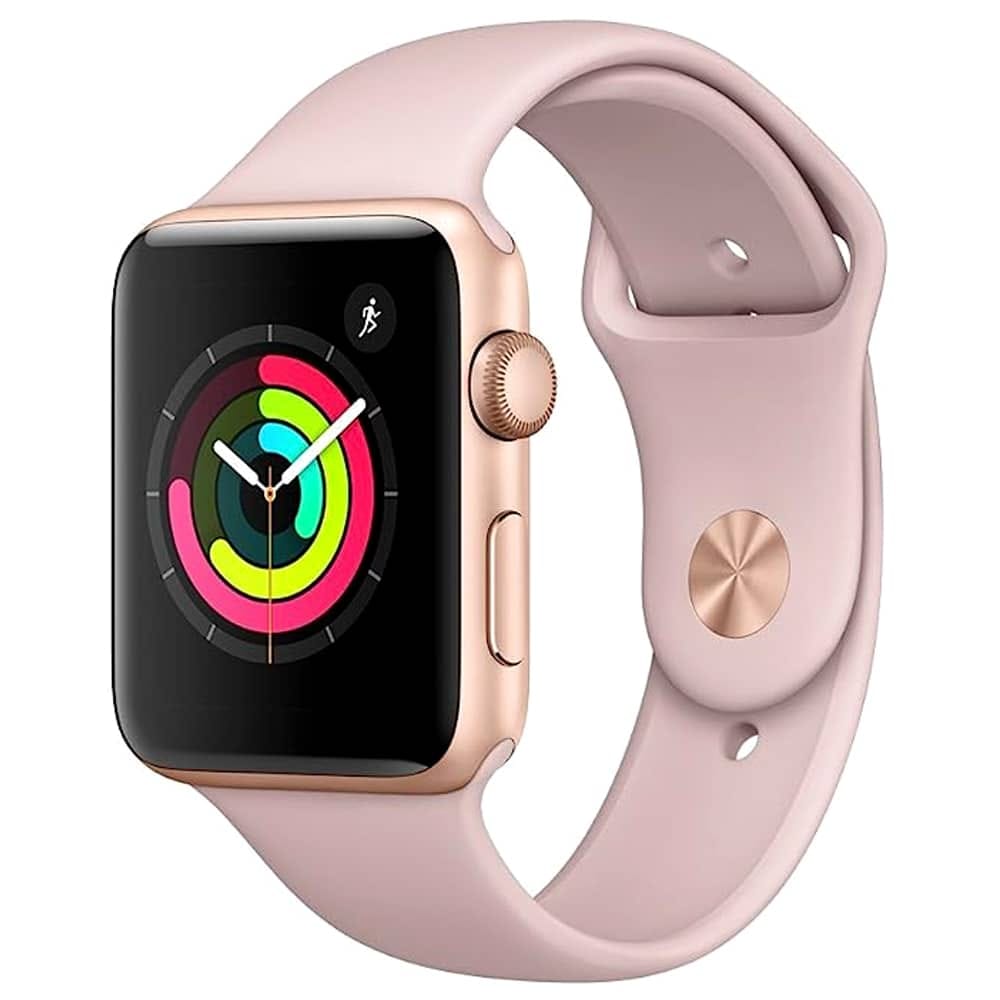 Apple Watch Series 3 (42mm, GPS Only)- Refurbished- Gold Aluminum